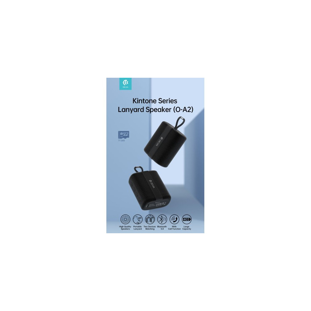 DEVIA ALTOPARLANTE BLUETOOTH 5.0 LANYARD O-A2 5 WATT EM503 KINTONE