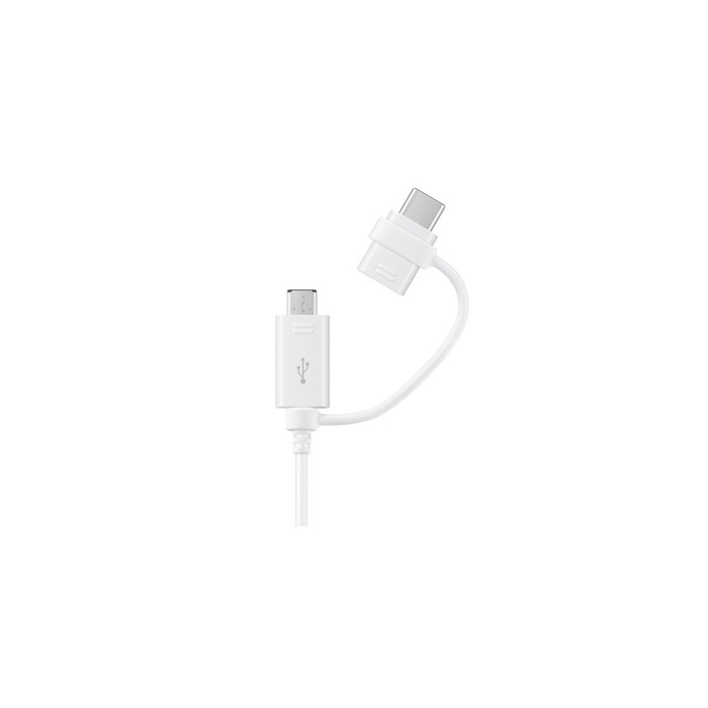 CAVO DATI/CARICA PER SMARTPHONE USB- MICRO USB/TYPE-C 1.5MT SAMSUNG EP-DG930DWEGWW WHITE