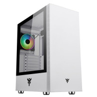 CASE ITEK M.TOWER "VERTIBRA S210W" GAMING 2*USB3, 12CM FAN ARGB, TRASP WIND, WHITE EDITION - ITGCAVS210W