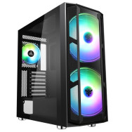 CASE ITEK FULL TOWER "MAJES 20 EVO" USB3, 2*20CM FAN ARGB, TRASP WIND XL, - ITGCAMAJ20E