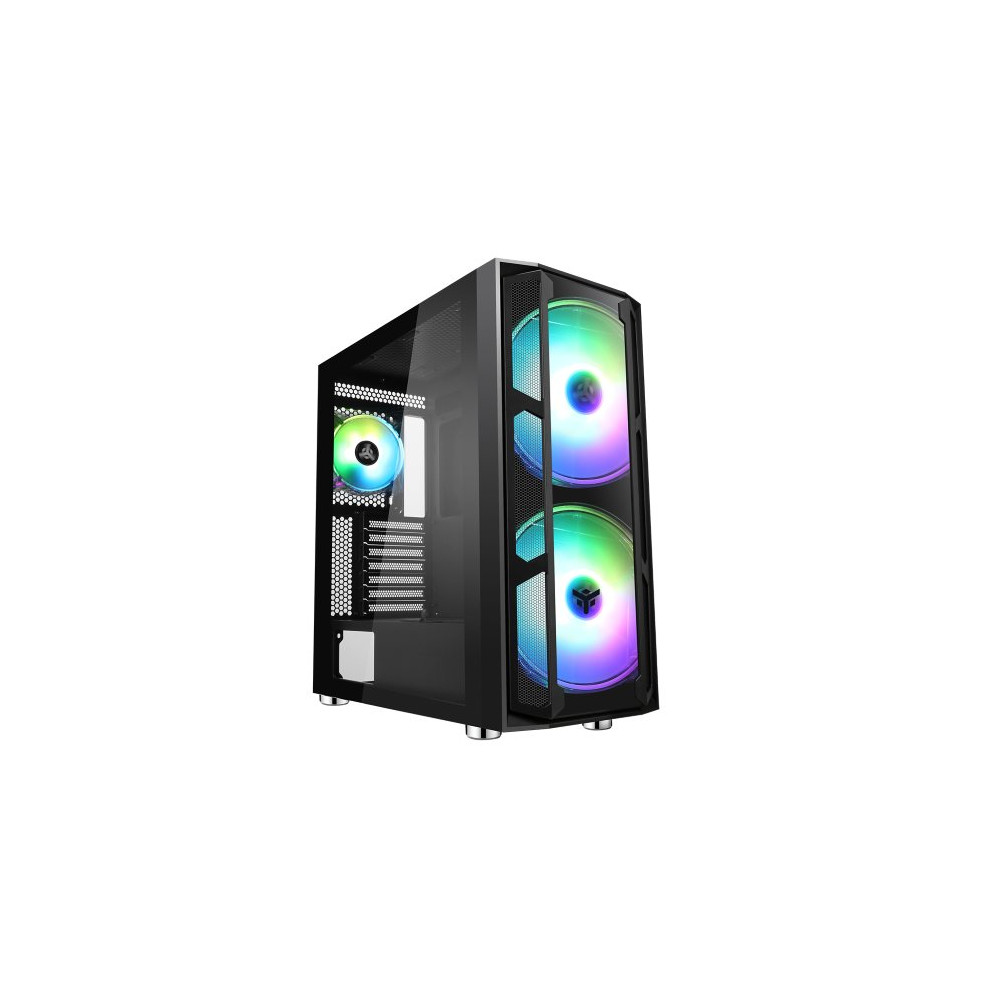 CASE ITEK FULL TOWER "MAJES 20 EVO" USB3, 2*20CM FAN ARGB, TRASP WIND XL, - ITGCAMAJ20E