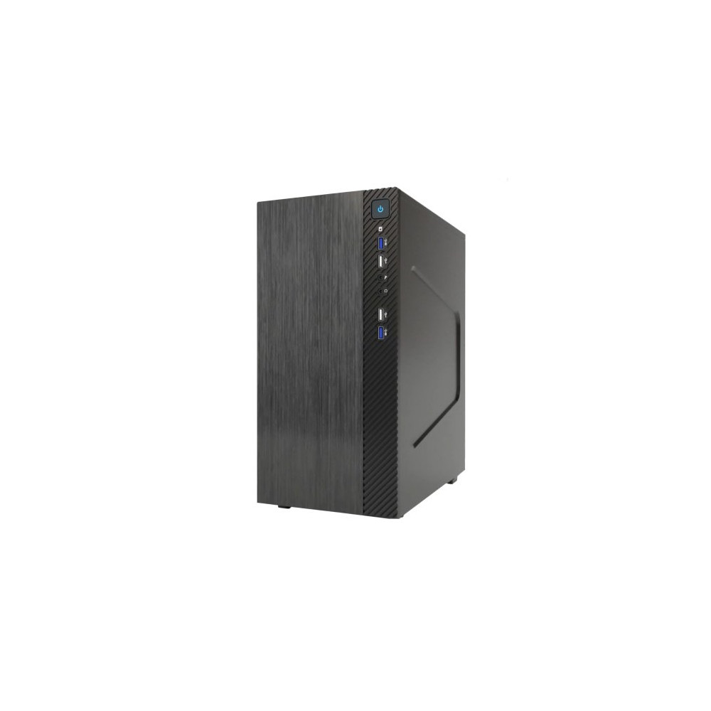 CASE ITEK MICRO ATX "SMALLCOM-B" MINI TOWER 2*USB2, 2*USB3, NO ALIM. BRUSHED - ITOCSCB122