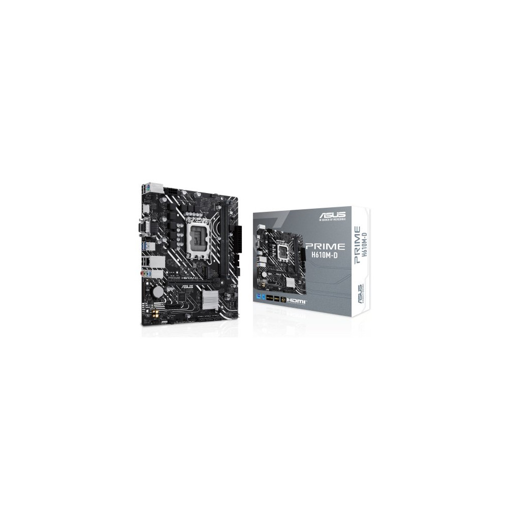MB ASUS PRIME H610M-D 1700 (RAPTOR/ALDER LAKE), 2DDR5, VGA+HDMI PCIE, USB 3.2, 4*SATA, M.2 MATX
