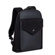 ZAINO RIVACASE CARDIFF CANVAS URBAN BACKPACK 14"- NERO - R8524B