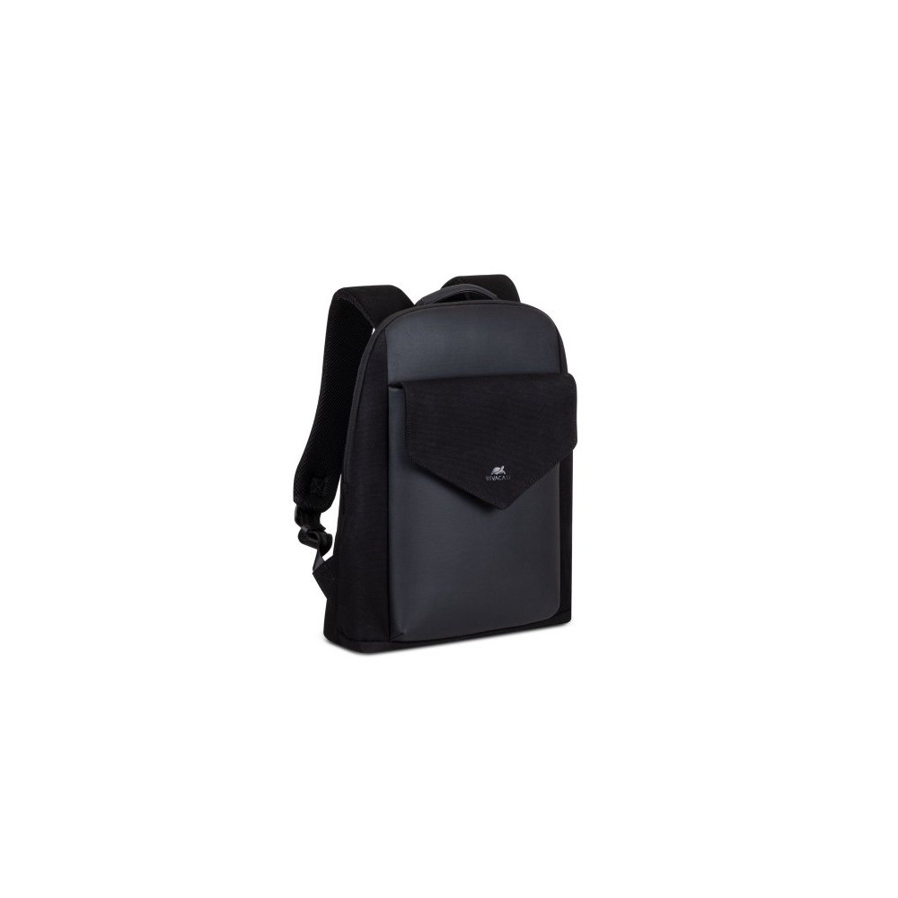 ZAINO RIVACASE CARDIFF CANVAS URBAN BACKPACK 14"- NERO - R8524B