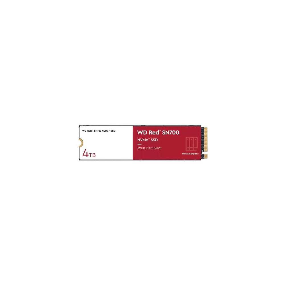 SSD WD RED M.2(2280) 4TB NVME SN700 PCIE 3.0 X4 READ: 3400MB/S-WRITE: 3100MB/S WDS400T1R0C