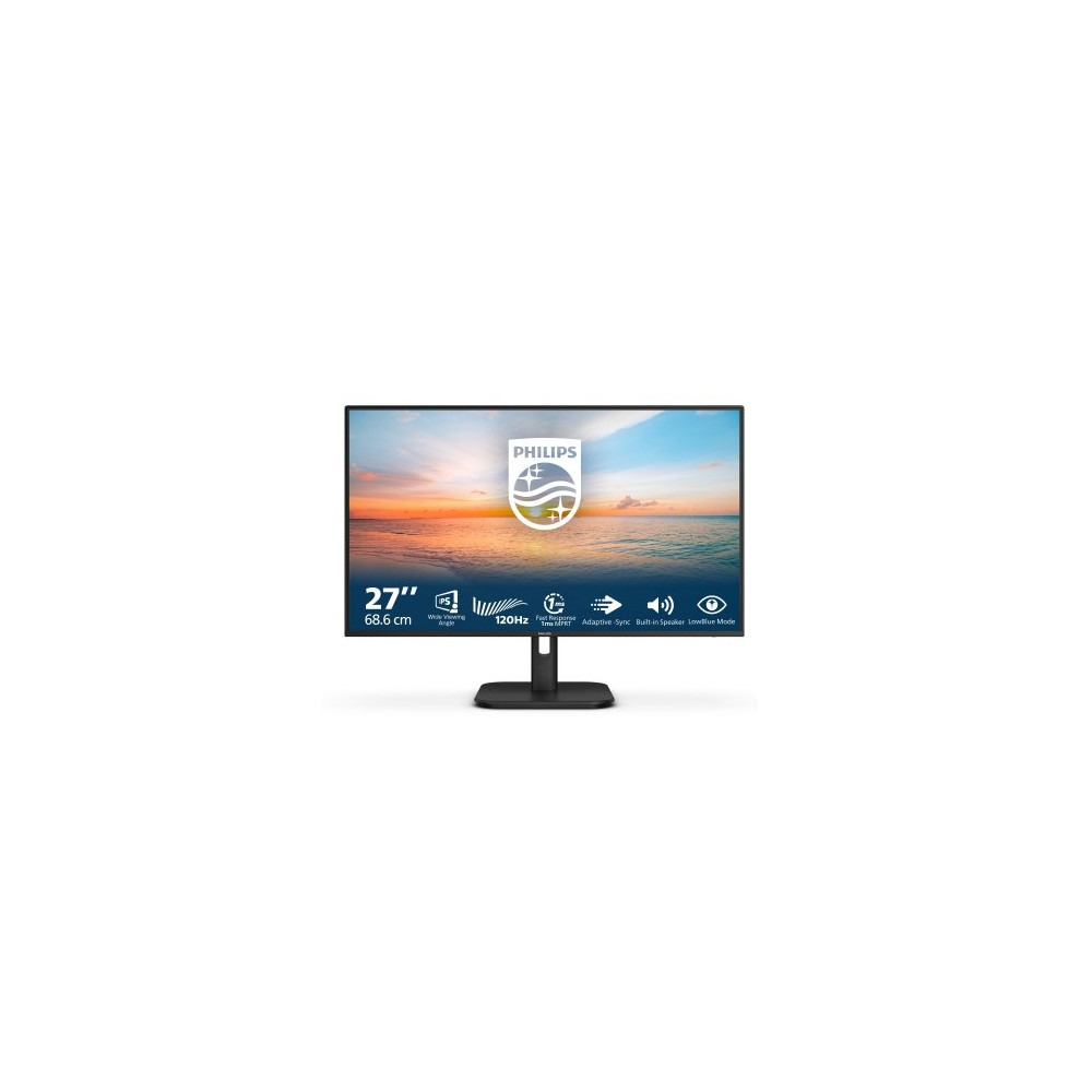 MONITOR PHILIPS LED 27"WIDE 27E1N1200A/00 IPS 1920X1080 120HZ 4MS 300CD/MQ 1.500:1 2X2W MM VGA HDMI DP