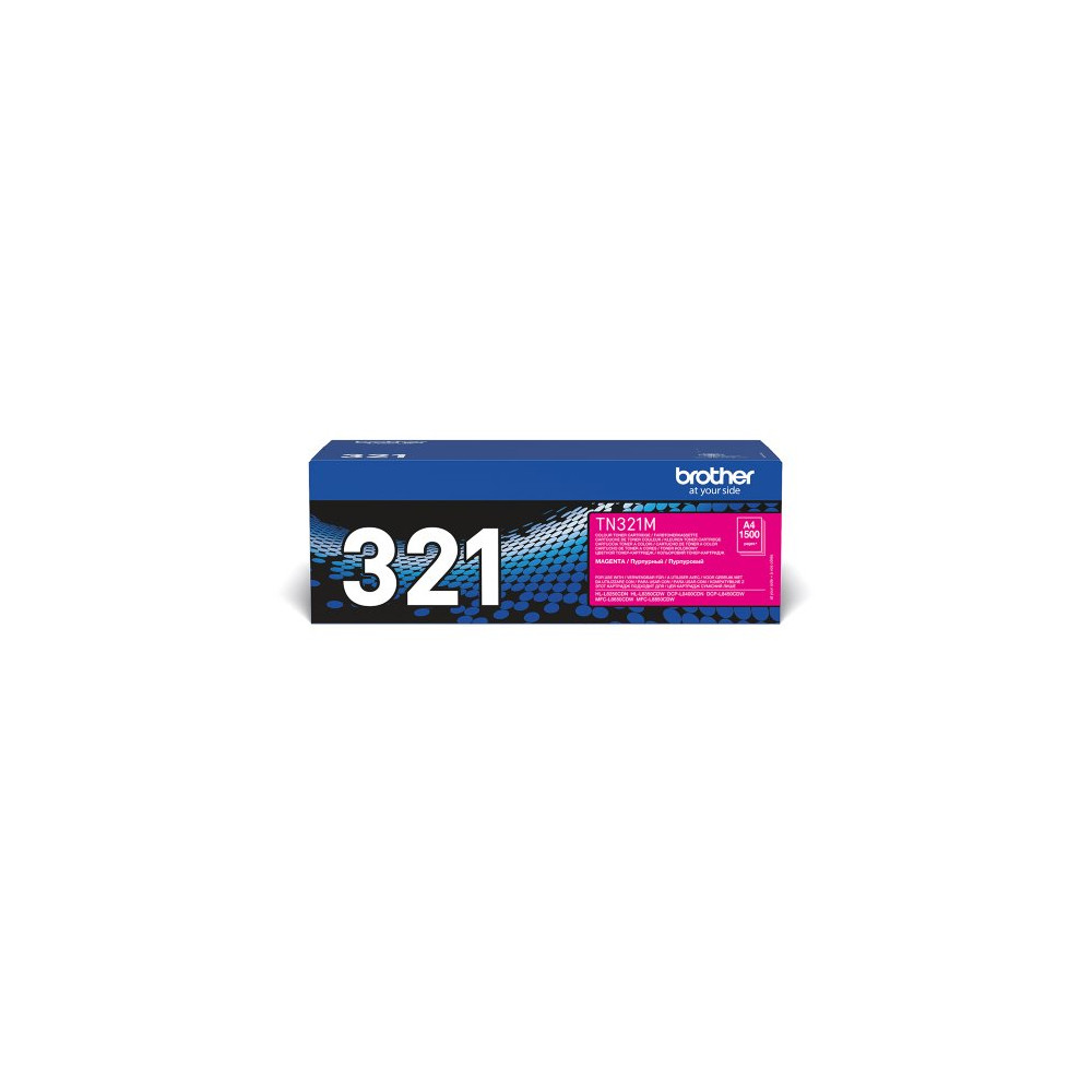 TONER BROTHER TN-321M MAGENTA 1500PP X HL-L8250CDN DCP-L8400CDN MFC-L8650CDW HL-L8350CDW DCP-L8450CDW MFC-L8850CDW