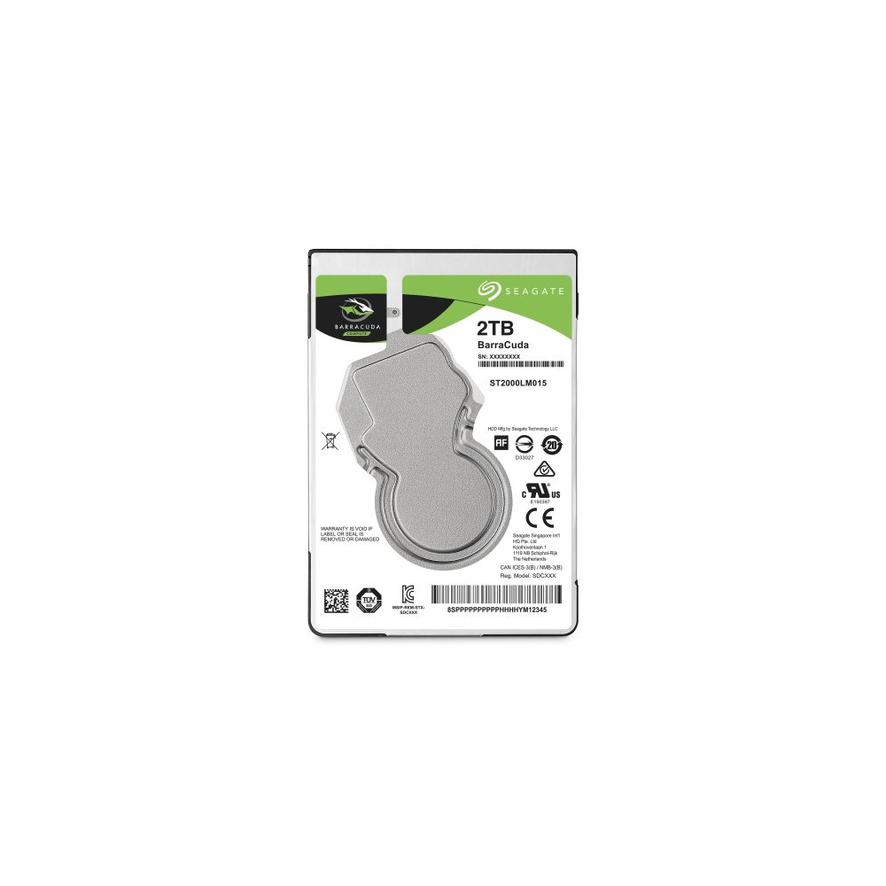 SEGATE HD SEAGATE BARRACUDA SATA3 2TB GB SATA3 2.5" 9.5MM 5400 RPM 8MB CACHE - ST2000LM015