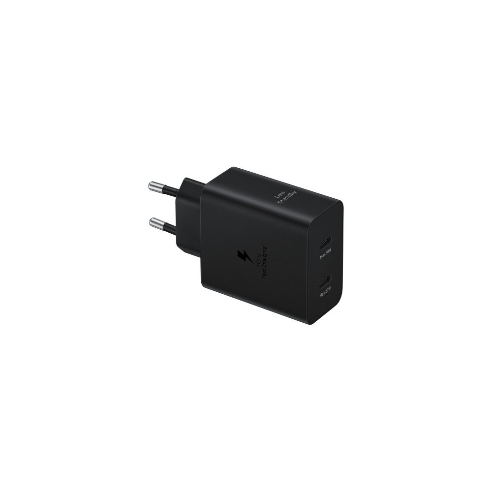 SAMSUNG CARICABATTERIA DA RETE SUPER FAST CHARGING 50W USB-C EP-T5020XBE BLACK