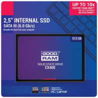 GOODRAM SSD CX400-G2 512GB SATA III 2,5 - RETAIL BOX - SSDPR-CX400-512