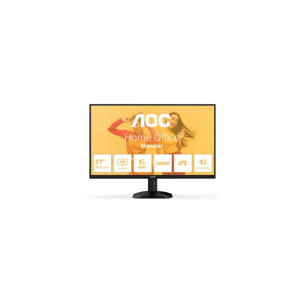 MONITOR AOC LED 27" WIDE Q27B35E IPS 2560X1440 4MS 300CD/MQ 1.000:1 HDMI DP