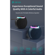 DEVIA ALTOPARLANTE BLUETOOTH 5.3 EM505 POWER 5 WATT NERO