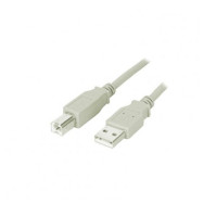 ADJ CAVO USB 2.0 A-B 1.8MT M-M PER STAMPANTE BEIGE