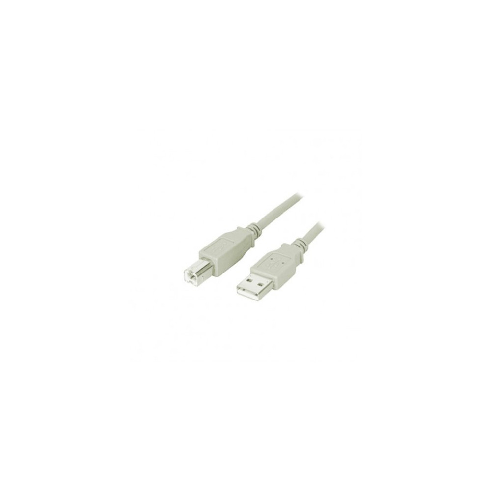 ADJ CAVO USB 2.0 A-B 1.8MT M-M PER STAMPANTE BEIGE
