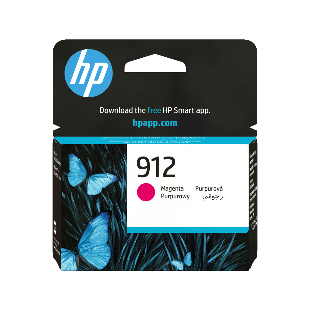 HP 912 3YL78AE CARTUCCA ORIGINALE MAGENTA 315 PAGINE COMPATIBILE CON STAMPANTI A GETTO DI INCHIOSTRO OFFICEJET PRO SERIE 8010 E 