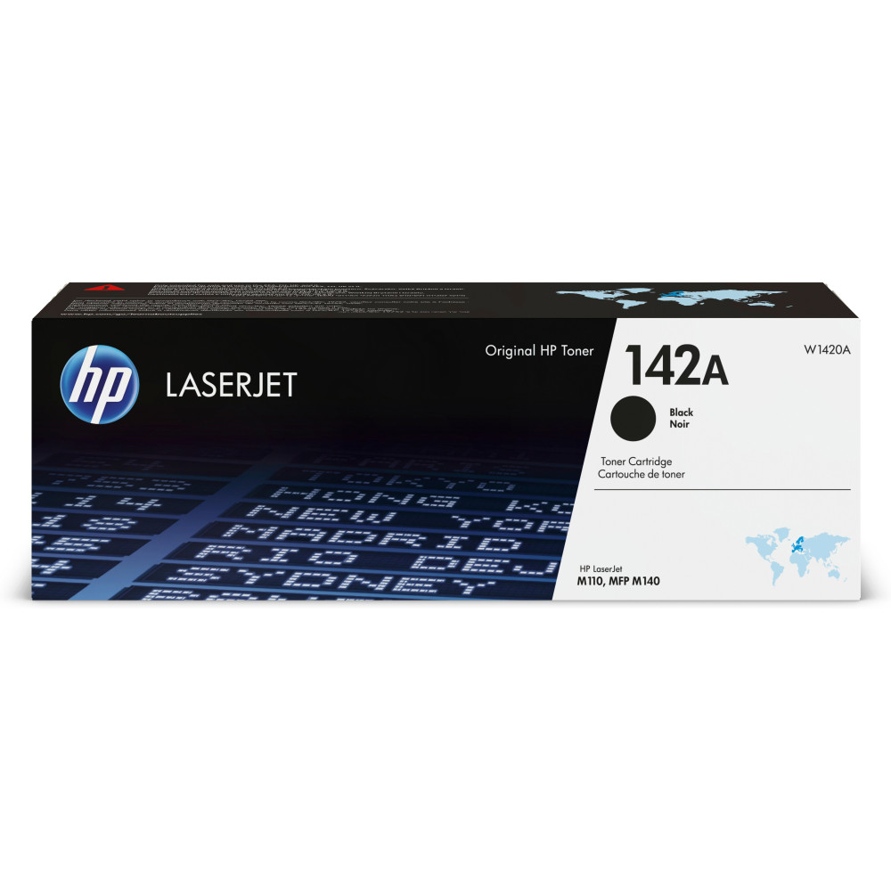 HP 142A W1420A TONER NERO PER LASERJET M110w, M110we, MFP M140w, MFP M140we 950 PAGINE