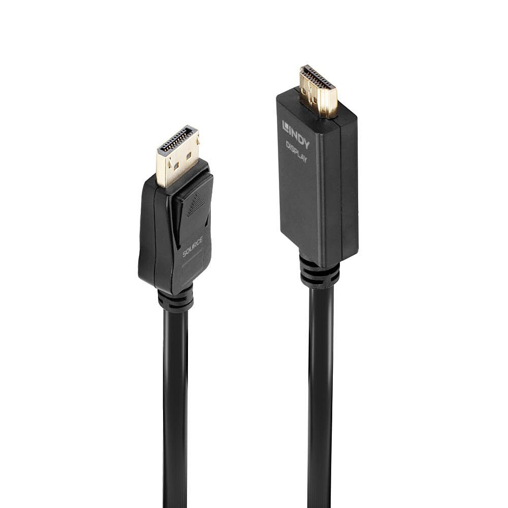 LINDY CAVO DISPLAYPORT/HDMI 4K30 (DP: PASSIVO) 1M