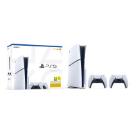 SONY PS5 1TB STANDARD SLIM WHITE + 2 CONTROLLER DUALSENSE
