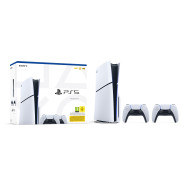 SONY PS5 1TB STANDARD SLIM WHITE + 2 CONTROLLER DUALSENSE