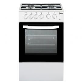 BEKO CUCINA A GAS 4 BRUCIATORI FORNO ELETT.54LT 50X50 BIANCO CSS42014FW