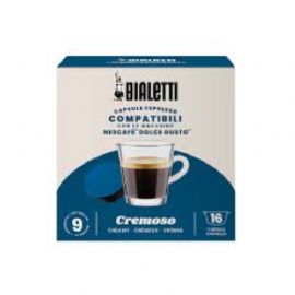 BIALETTI CREMOSO COMPATIBILI CON NESCAFE DOLCE GUSTO 16 CAPSULE