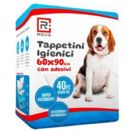 1CNF/40PZ 60X90CM TAPPETINI IGIENICI ANIMALI CON ADESIVI RMOVE