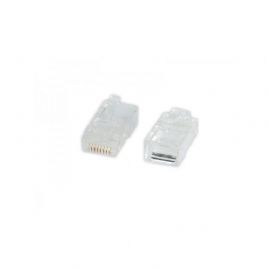 PLUG ADJ RJ45 UTP PER RETE CAT 5E TRANS 10 PEZZI PER CONFEZIONE