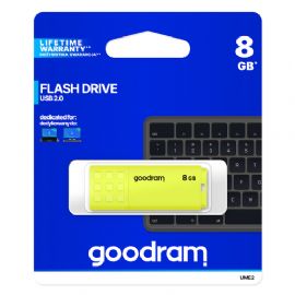 PENDRIVE GOODRAM 8GB UME2 YELLOW USB 2.0 - RETAIL BLISTER