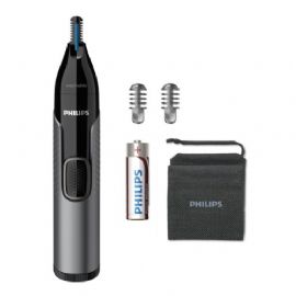 PHILIPS SERIE 3000 REGOLAPELI NASO/ORECCHIE CON PRECISIONTRIM TECHNOLOGY E PROTECTIVE GUARD SYSTEM 2 PETTINI 3.5MM GREY