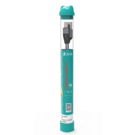 Devia Cavo Bubble USB > Lightning Apple 1mt Nylon Intrecciato Nero