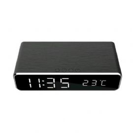 TECHMADE SVEGLIA CON FUNZIONE RICARICA CELL.WIRELESS NERO DAC-WPC-01
