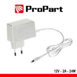 Propart Alimentatore Switching tensione cost 12Vdc 2A (24W) Bianco