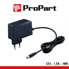 PROPART ALIMENTATORE SWITCHING TENSIONE COSTANTE 12VDC 1.5A (18W)